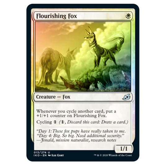 Magic The Gathering - Ikoria Lair of Behemoths - Flourishing Fox - 13/274 (Foil)