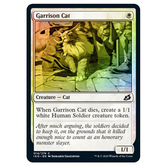 Magic The Gathering - Ikoria Lair of Behemoths - Garrison Cat - 14/274 (Foil)