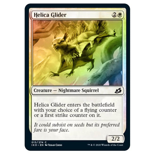 Magic The Gathering - Ikoria Lair of Behemoths - Helica Glider - 15/274 (Foil)