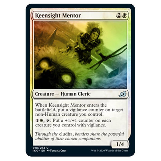 Magic The Gathering - Ikoria Lair of Behemoths - Keensight Mentor - 18/274 (Foil)