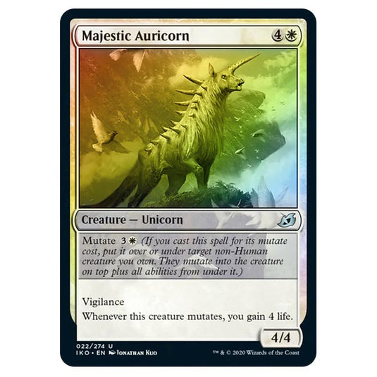 Magic The Gathering - Ikoria Lair of Behemoths - Majestic Auricorn - 22/274 (Foil)