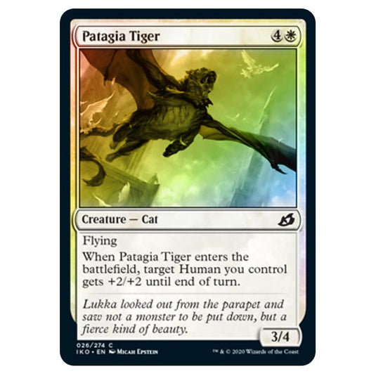 Magic The Gathering - Ikoria Lair of Behemoths - Patagia Tiger - 26/274 (Foil)