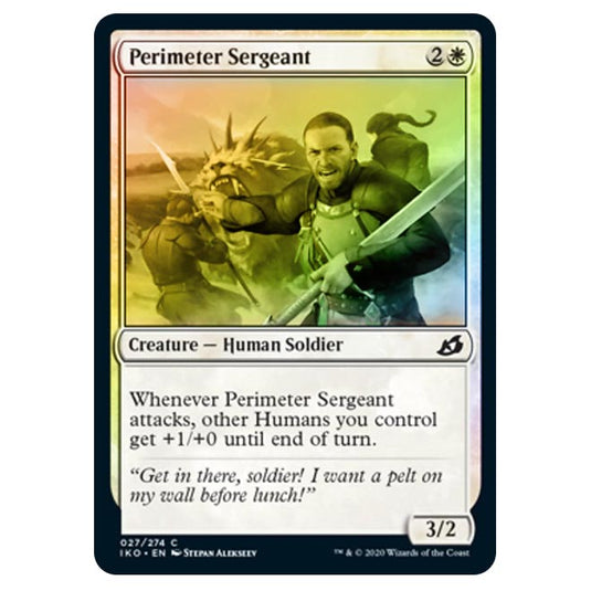 Magic The Gathering - Ikoria Lair of Behemoths - Perimeter Sergeant - 27/274 (Foil)