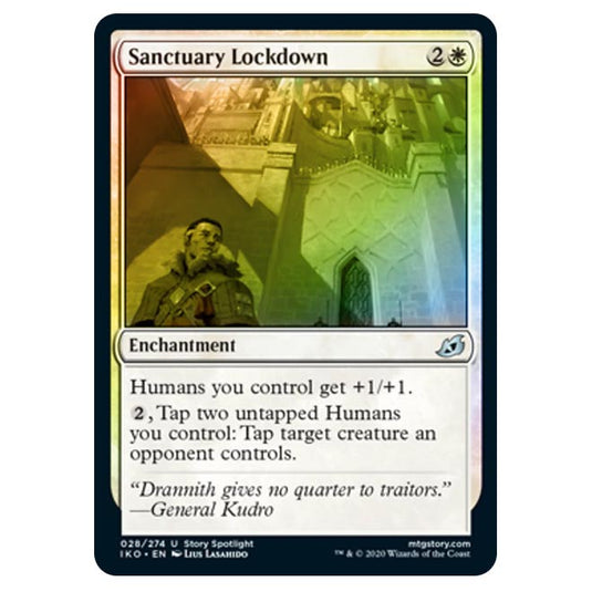 Magic The Gathering - Ikoria Lair of Behemoths - Sanctuary Lockdown - 28/274 (Foil)