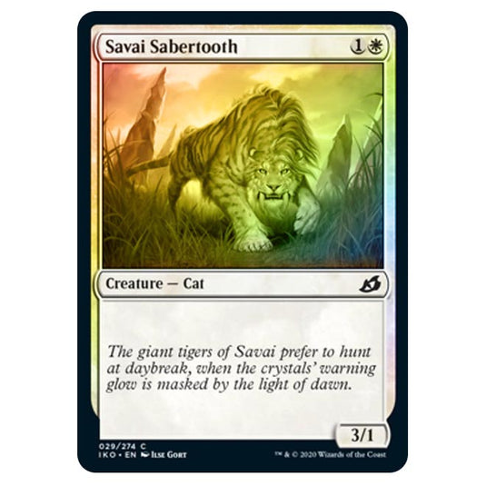 Magic The Gathering - Ikoria Lair of Behemoths - Savai Sabertooth - 29/274 (Foil)