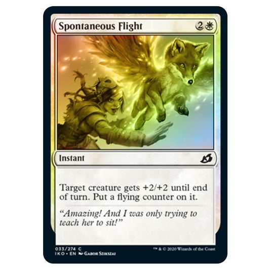 Magic The Gathering - Ikoria Lair of Behemoths - Spontaneous Flight - 33/274 (Foil)