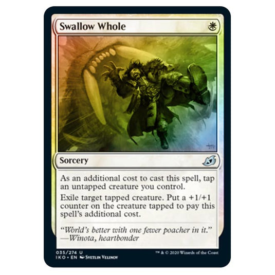 Magic The Gathering - Ikoria Lair of Behemoths - Swallow Whole - 35/274 (Foil)