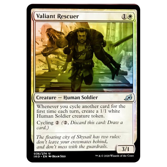 Magic The Gathering - Ikoria Lair of Behemoths - Valiant Rescuer - 36/274 (Foil)