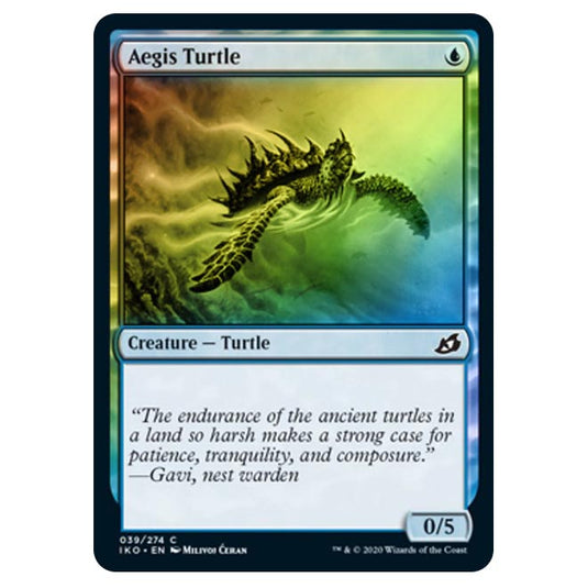 Magic The Gathering - Ikoria Lair of Behemoths - Aegis Turtle - 39/274 (Foil)