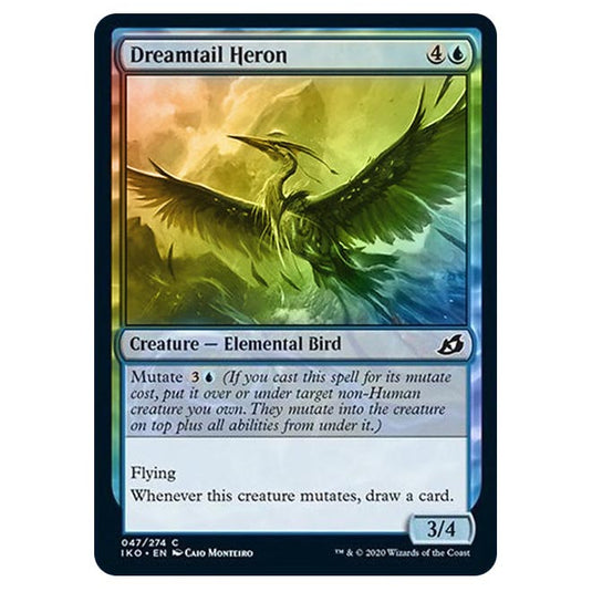 Magic The Gathering - Ikoria Lair of Behemoths - Dreamtail Heron - 47/274 (Foil)