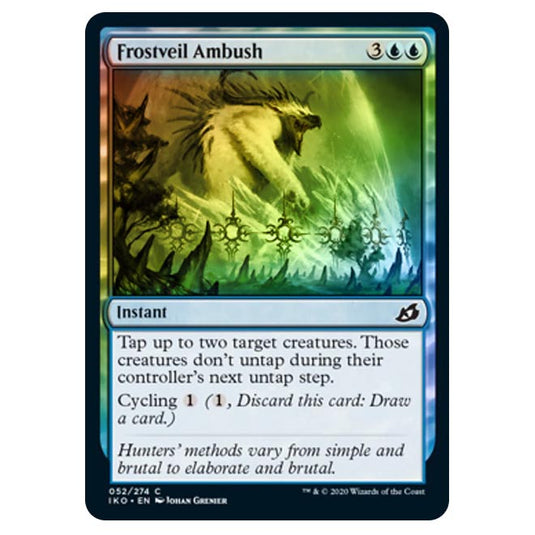 Magic The Gathering - Ikoria Lair of Behemoths - Frostveil Ambush - 52/274 (Foil)