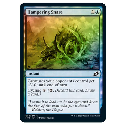 Magic The Gathering - Ikoria Lair of Behemoths - Hampering Snare - 55/274 (Foil)