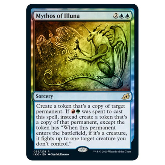 Magic The Gathering - Ikoria Lair of Behemoths - Mythos of Illuna - 58/274 (Foil)