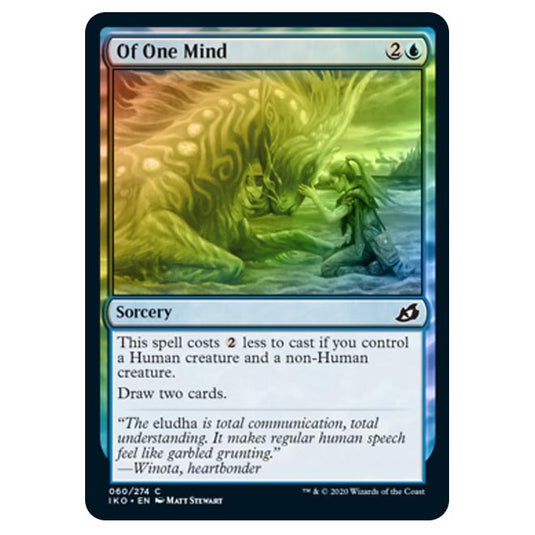 Magic The Gathering - Ikoria Lair of Behemoths - Of One Mind - 60/274 (Foil)