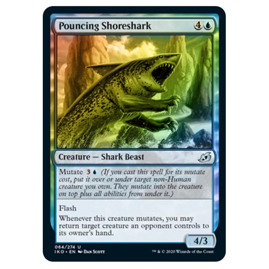 Magic The Gathering - Ikoria Lair of Behemoths - Pouncing Shoreshark - 64/274 (Foil)