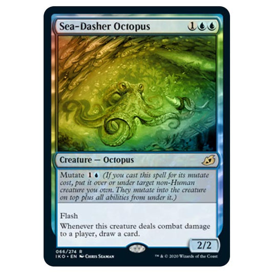 Magic The Gathering - Ikoria Lair of Behemoths - Sea-Dasher Octopus - 66/274 (Foil)