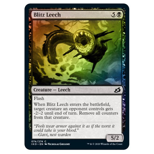 Magic The Gathering - Ikoria Lair of Behemoths - Blitz Leech - 74/274 (Foil)