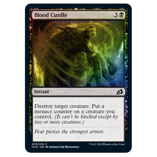 Magic The Gathering - Ikoria Lair of Behemoths - Blood Curdle - 75/274 (Foil)