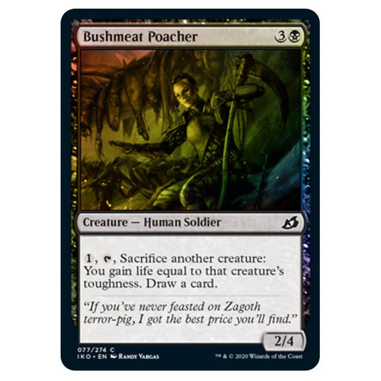 Magic The Gathering - Ikoria Lair of Behemoths - Bushmeat Poacher - 77/274 (Foil)