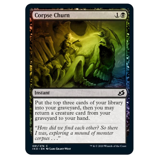 Magic The Gathering - Ikoria Lair of Behemoths - Corpse Churn - 81/274 (Foil)