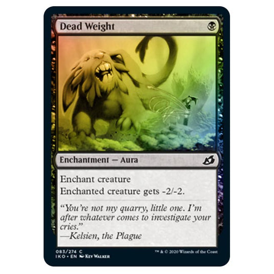 Magic The Gathering - Ikoria Lair of Behemoths - Dead Weight - 83/274 (Foil)