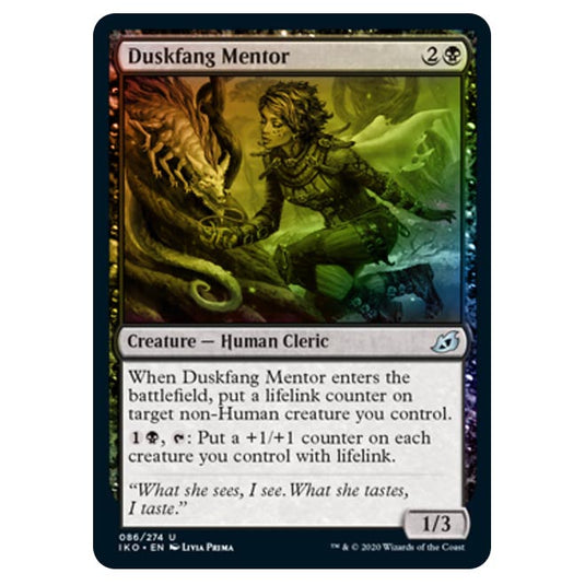 Magic The Gathering - Ikoria Lair of Behemoths - Duskfang Mentor - 86/274 (Foil)