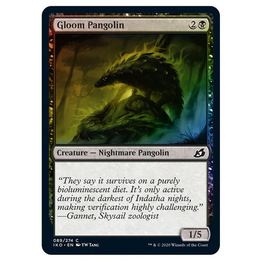 Magic The Gathering - Ikoria Lair of Behemoths - Gloom Pangolin - 89/274 (Foil)