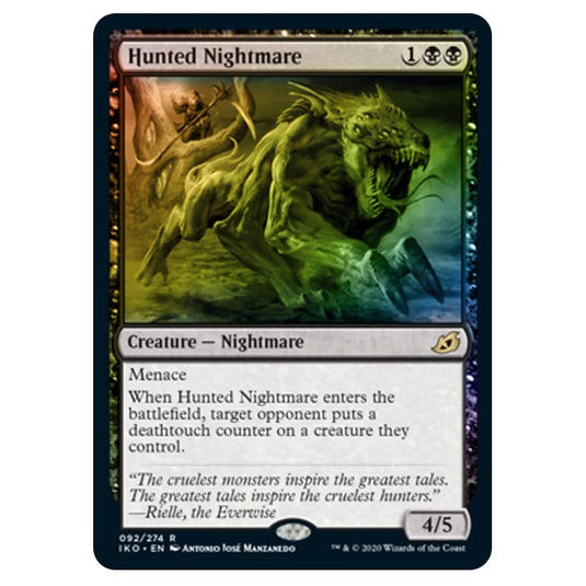 Magic The Gathering - Ikoria Lair of Behemoths - Hunted Nightmare - 92/274 (Foil)