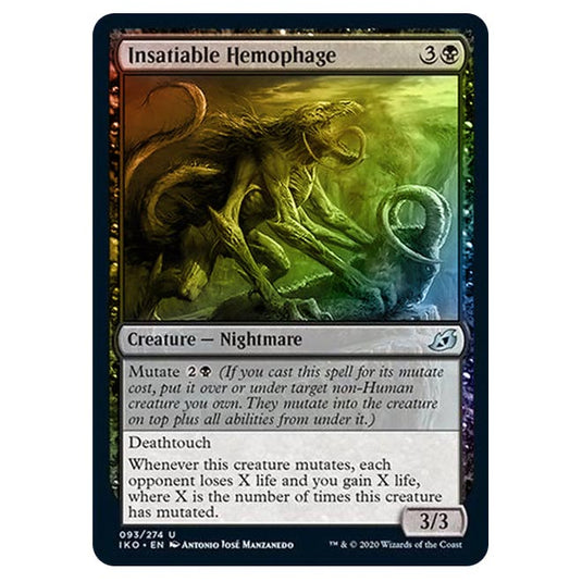 Magic The Gathering - Ikoria Lair of Behemoths - Insatiable Hemophage - 93/274 (Foil)