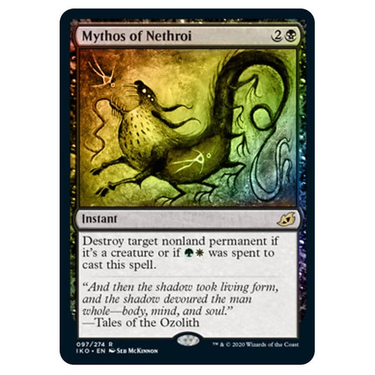 Magic The Gathering - Ikoria Lair of Behemoths - Mythos of Nethroi - 97/274 (Foil)