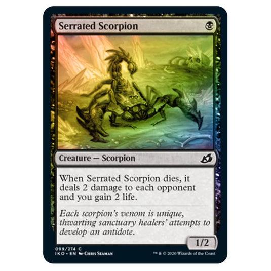 Magic The Gathering - Ikoria Lair of Behemoths - Serrated Scorpion - 99/274 (Foil)