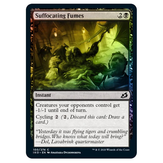 Magic The Gathering - Ikoria Lair of Behemoths - Suffocating Fumes - 100/274 (Foil)