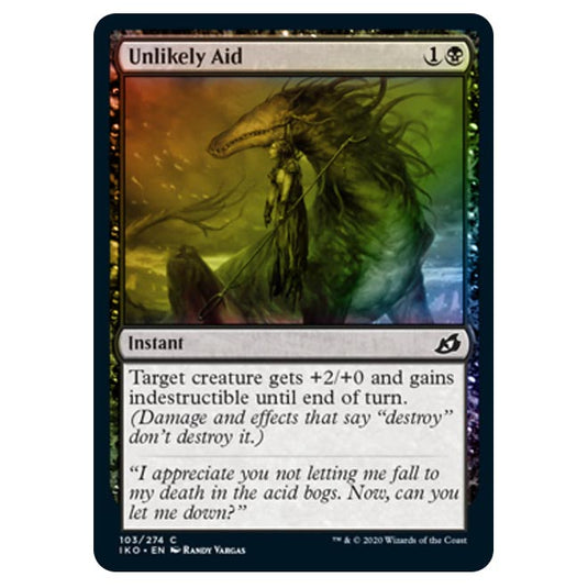 Magic The Gathering - Ikoria Lair of Behemoths - Unlikely Aid - 103/274 (Foil)