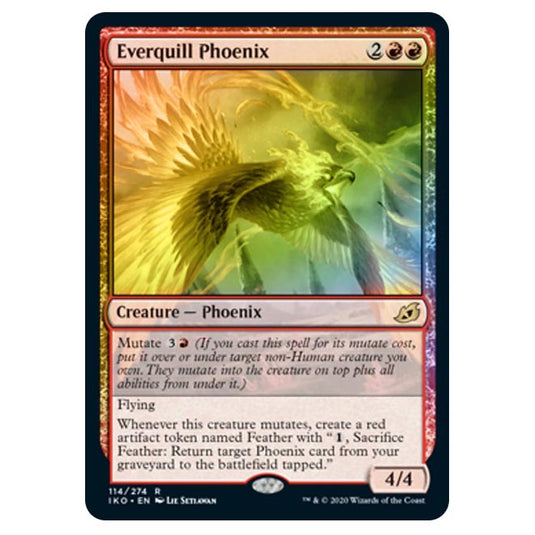 Magic The Gathering - Ikoria Lair of Behemoths - Everquill Phoenix - 114/274 (Foil)