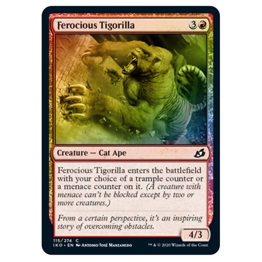 Magic The Gathering - Ikoria Lair of Behemoths - Ferocious Tigorilla - 115/274 (Foil)