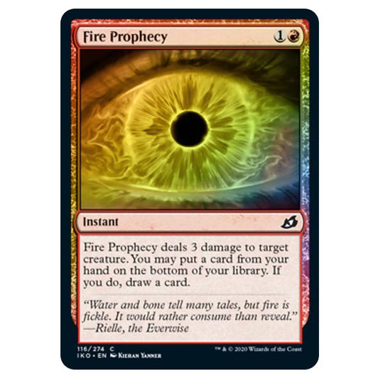 Magic The Gathering - Ikoria Lair of Behemoths - Fire Prophecy - 116/274 (Foil)