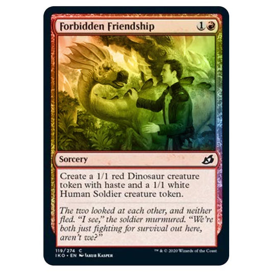 Magic The Gathering - Ikoria Lair of Behemoths - Forbidden Friendship - 119/274 (Foil)