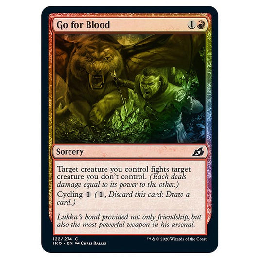 Magic The Gathering - Ikoria Lair of Behemoths - Go for Blood - 122/274 (Foil)