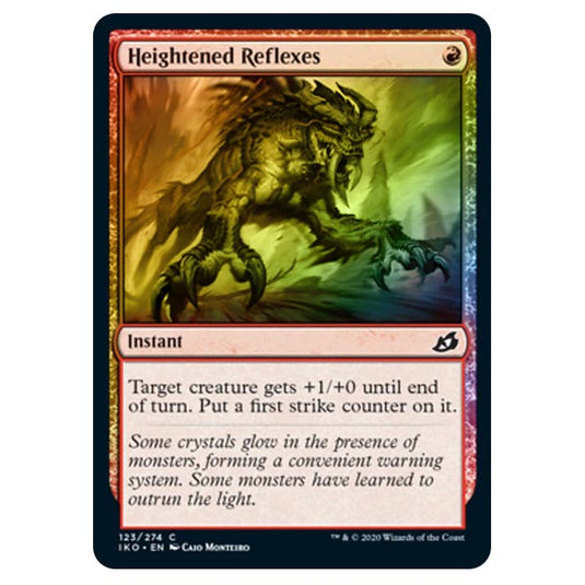 Magic The Gathering - Ikoria Lair of Behemoths - Heightened Reflexes - 123/274 (Foil)