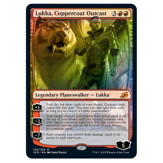 Magic The Gathering - Ikoria Lair of Behemoths - Lukka, Coppercoat Outcast - 125/274 (Foil)