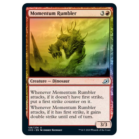 Magic The Gathering - Ikoria Lair of Behemoths - Momentum Rumbler - 126/274 (Foil)