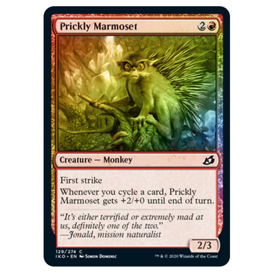 Magic The Gathering - Ikoria Lair of Behemoths - Prickly Marmoset - 129/274 (Foil)