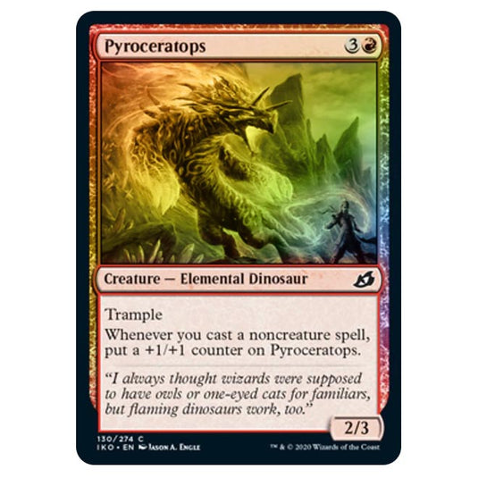 Magic The Gathering - Ikoria Lair of Behemoths - Pyroceratops - 130/274 (Foil)