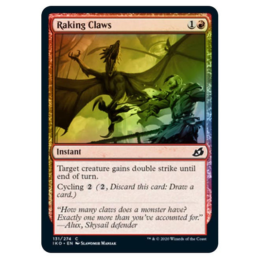 Magic The Gathering - Ikoria Lair of Behemoths - Raking Claws - 131/274 (Foil)