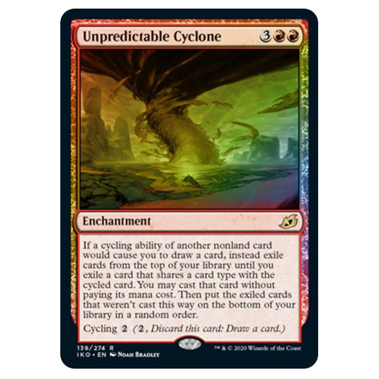 Magic The Gathering - Ikoria Lair of Behemoths - Unpredictable Cyclone - 139/274 (Foil)