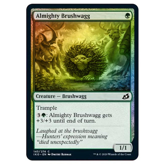 Magic The Gathering - Ikoria Lair of Behemoths - Almighty Brushwagg - 143/274 (Foil)