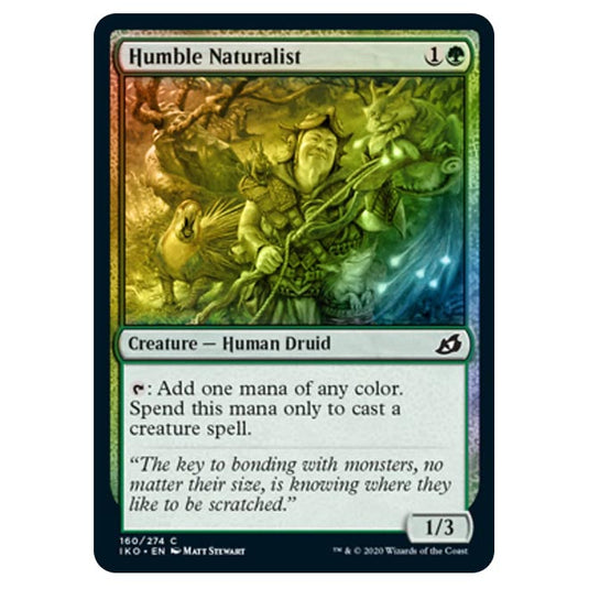 Magic The Gathering - Ikoria Lair of Behemoths - Humble Naturalist - 160/274 (Foil)