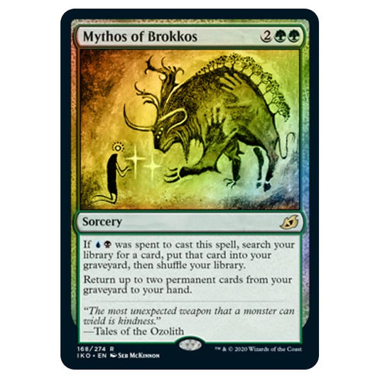 Magic The Gathering - Ikoria Lair of Behemoths - Mythos of Brokkos - 168/274 (Foil)