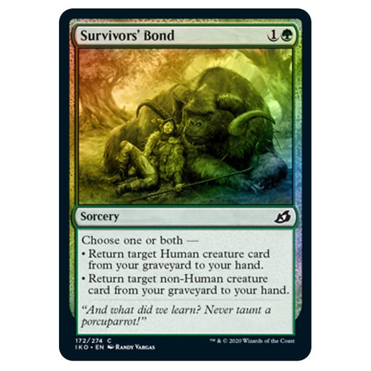 Magic The Gathering - Ikoria Lair of Behemoths - Survivors' Bond - 172/274 (Foil)