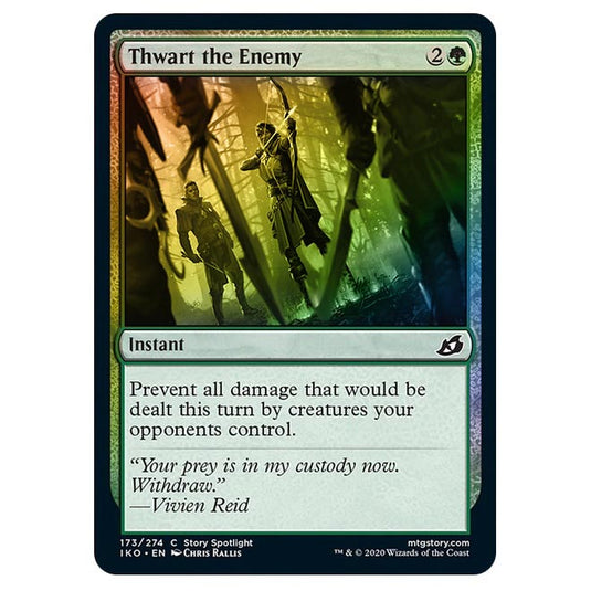 Magic The Gathering - Ikoria Lair of Behemoths - Thwart the Enemy - 173/274 (Foil)